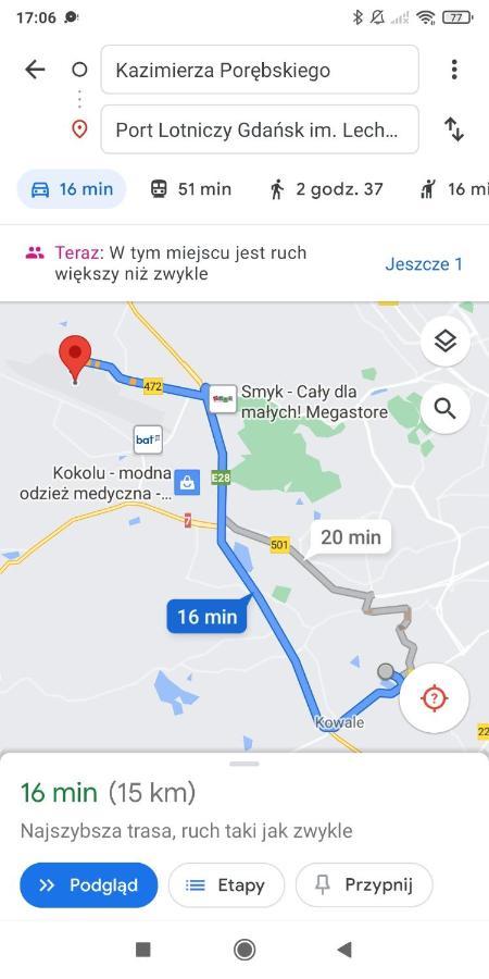 Przytulna Kawalerka Z Ogrodem Leilighet Gdańsk Eksteriør bilde