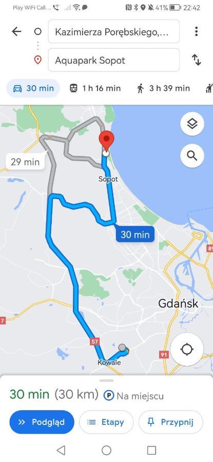 Przytulna Kawalerka Z Ogrodem Leilighet Gdańsk Eksteriør bilde