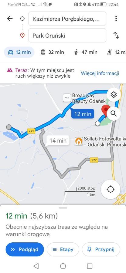 Przytulna Kawalerka Z Ogrodem Leilighet Gdańsk Eksteriør bilde